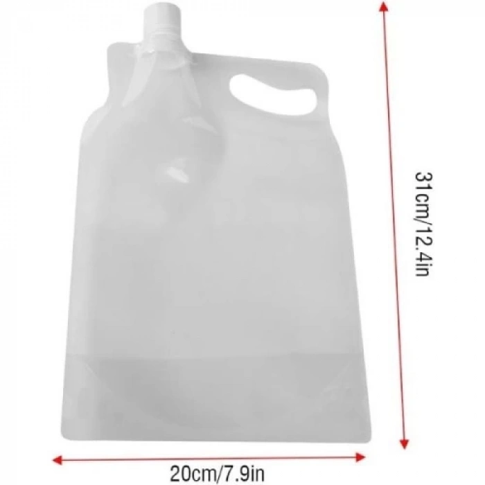 ÇOK SATAN Plastik Kapaklı Su Torbası 1 Litre