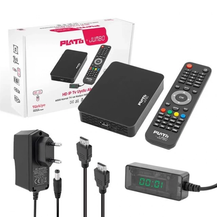 ÇOK SATAN Plato Jumbo Linux Tabanlı Ethernet Girişli Ip Tv Uydu Alıcısı