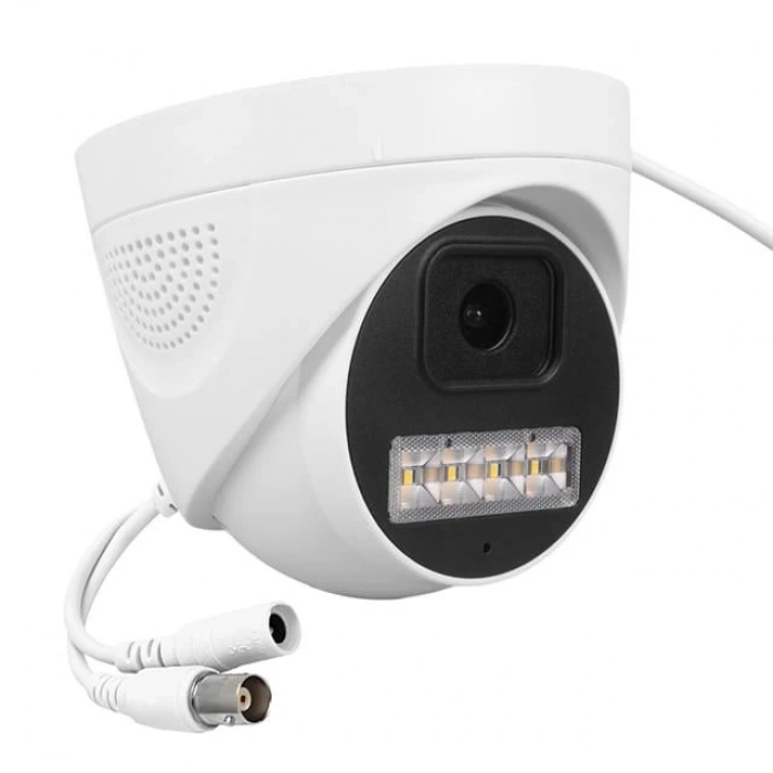 ÇOK SATAN Plato Pl-29099 5mp 2.8mm 4 Warmled Fullcolor Plastik Kasa Ahd Analog Dome Güvenlik Kamerası