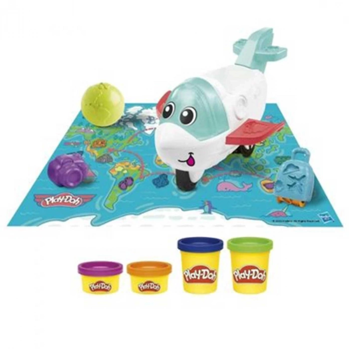 ÇOK SATAN Play-Doh Starters Eğlenceli Uçak Oyun Seti