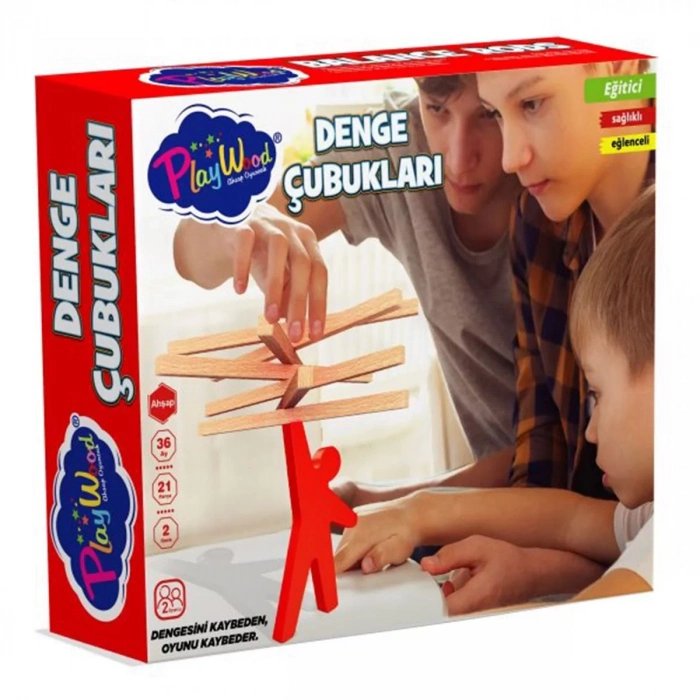 ÇOK SATAN Playwood Ahşap Denge Çubukları