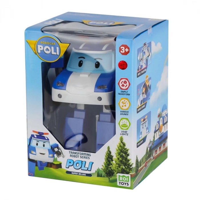 ÇOK SATAN POLI MRT-685 Sesli ve Işıklı Robocar Poli Büyük Transforming Robot Poli