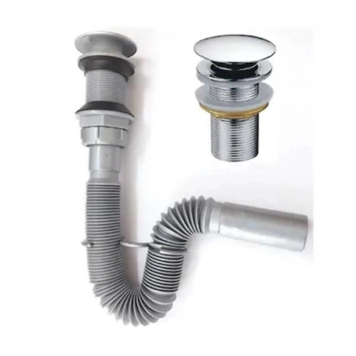 ÇOK SATAN Pop Up Bas Aç Körüklü Lavabo Sifonu