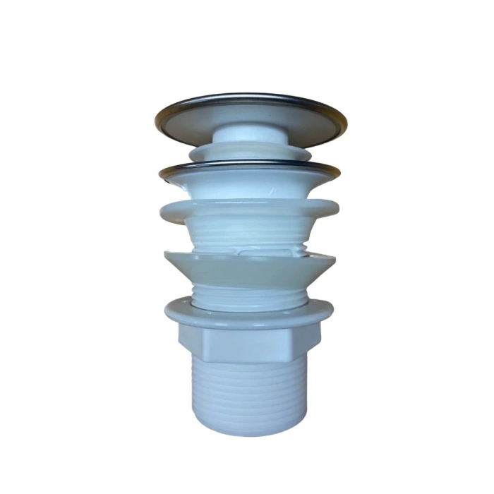 ÇOK SATAN Pop Up Krom Kaplama Bas Aç Lavabo Sifonu Gideri Ekstra Contalı