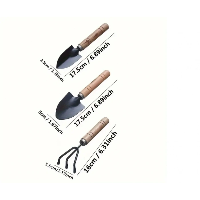 ÇOK SATAN Portatif Kazma Kürek Tırmık Seti