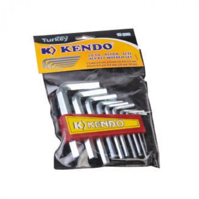 ÇOK SATAN Poşetli 6 Köşe Alyan Seti 10 Parça