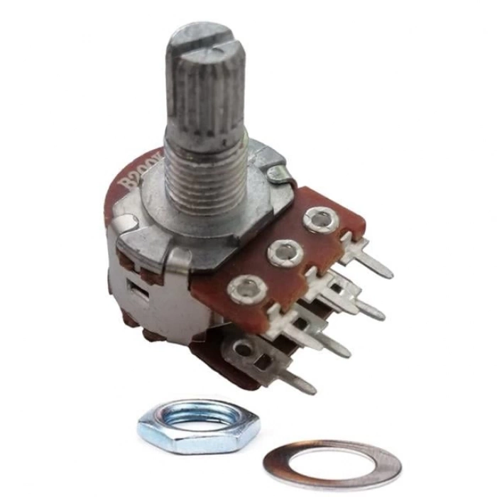 ÇOK SATAN Potansiyometre Stereo 6 Bacaklı  220k (ıc-222)