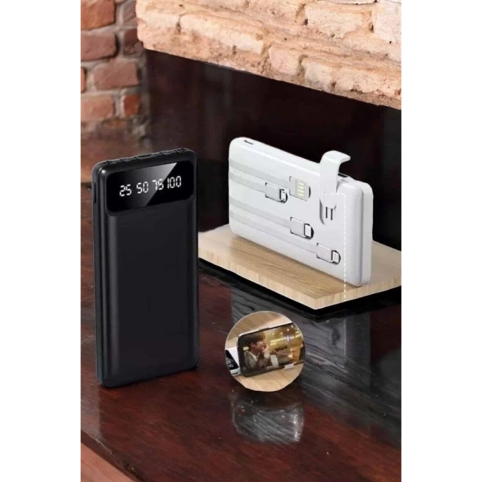 ÇOK SATAN Powerbank 20.000 Mah Dijital Göstergeli LCD Ekran Uzun Pil Ömrü