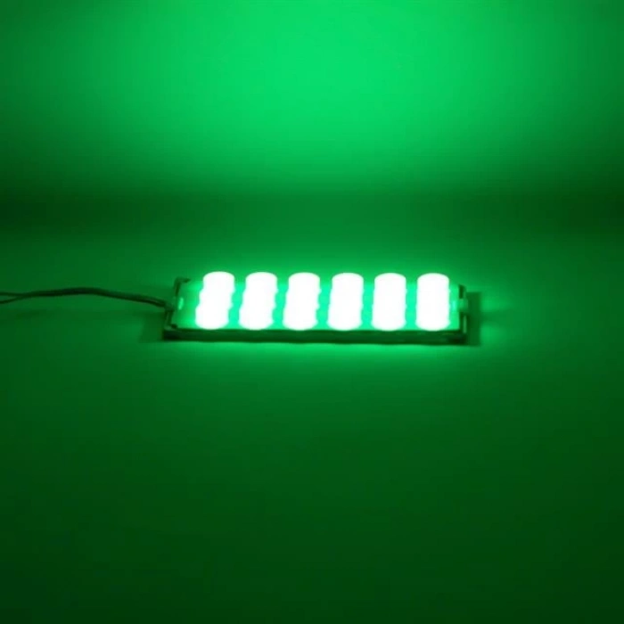 ÇOK SATAN Powermaster 12 Volt 6 Watt Yeşil 18 Ledli 2li Paket Yanıp Sönen Modül Led