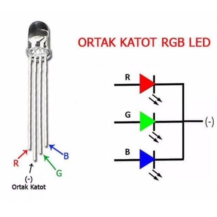 ÇOK SATAN Powermaster 1592-5mm Rgb Led 4 Pin Ortak Katot