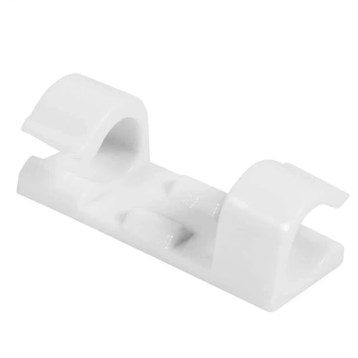 ÇOK SATAN Powermaster 3m Yapışkanlı 20li Beyaz Kablo Sabitleyici Düzenleyici Klips