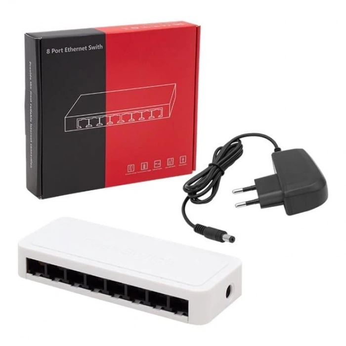 ÇOK SATAN Powermaster 8 Port 10/100 Mbps Yönetilemez Switch Pm-14054