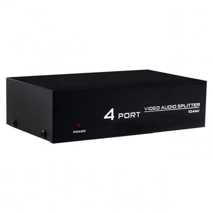 ÇOK SATAN Powermaster Av-104 4 Port Video Audio Splitter