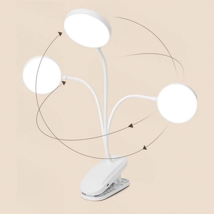 ÇOK SATAN Powermaster Bl-1213 Usbli Dokunmatik Düğmeli Üç Modlu Beyaz Işık Masa Lambası