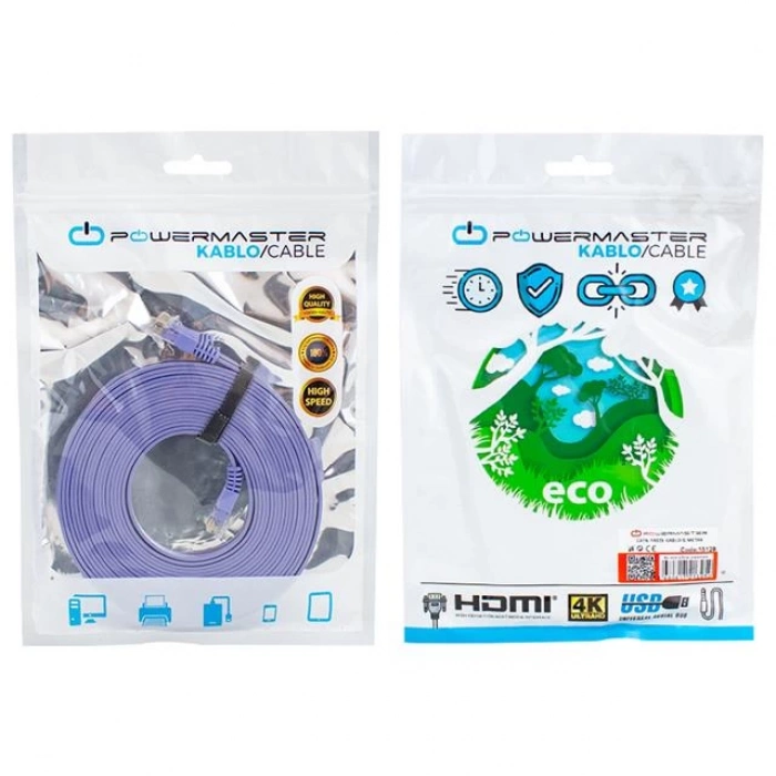 ÇOK SATAN Powermaster Cat6 Yassı Kablo 5 Metre