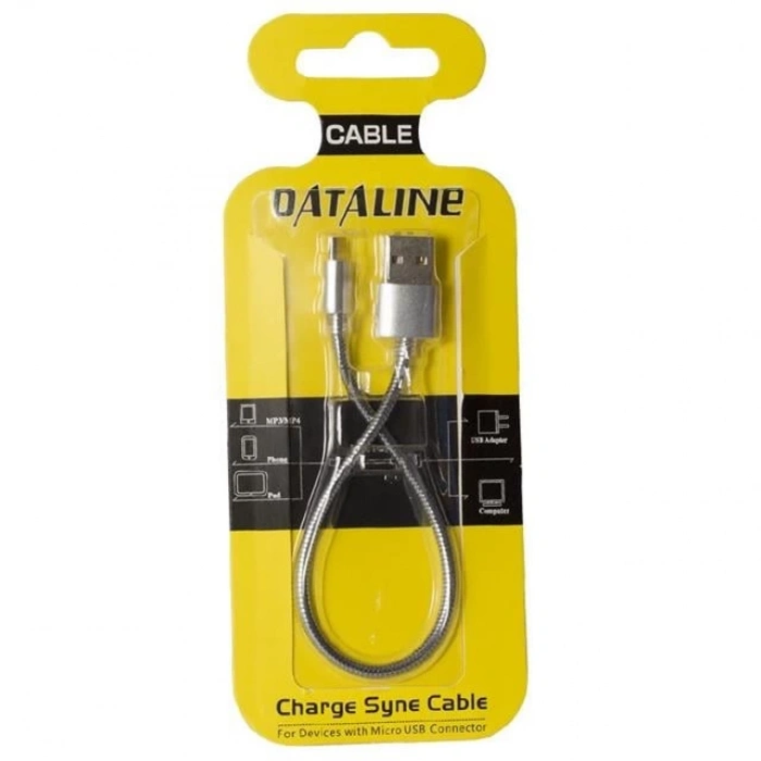 ÇOK SATAN Powermaster Dataline Micro Serisi Örgülü Kısa Şarj Kablosu