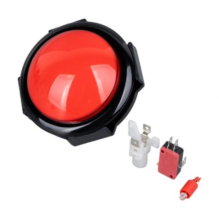 ÇOK SATAN Powermaster Ic-180j-5 Jumbo Atari-havalı Korna Butonu Kafa Switch (100mm 24mm)