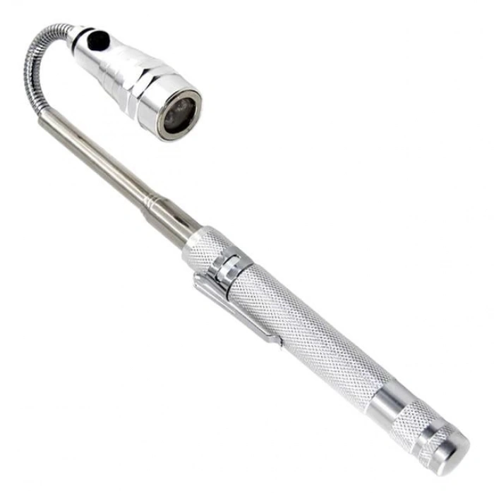 ÇOK SATAN Powermaster Mx-2808 Mıknatıslı 360 Derece Döner Başlıklı 3 Ledli Beyaz Işık El Feneri