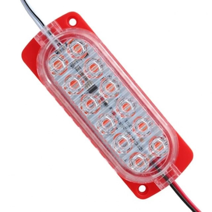 ÇOK SATAN Powermaster Parlak Yanıp Sönen 24 Volt 1.2 Watt Kırmızı 2835 Modül Led