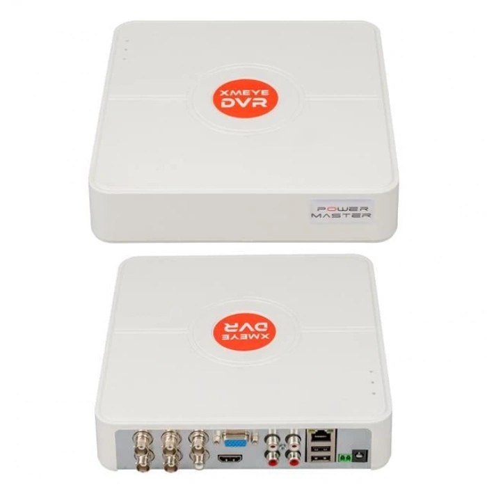 ÇOK SATAN Powermaster Pm-12180 4 Kanal 5mp Destekli 1080n H265 Xmeye Video Çıkışlı Dvr/xvr Kayıt Cihazı