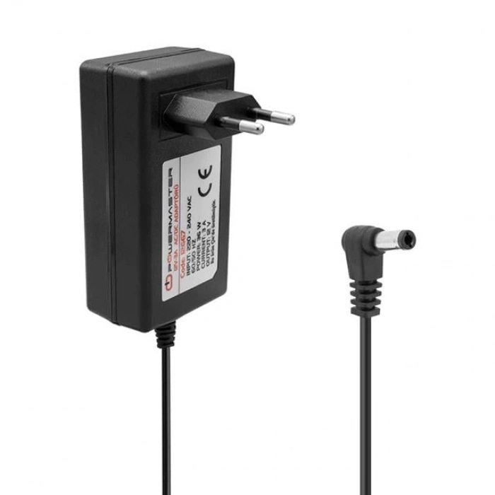 ÇOK SATAN Powermaster Pm-12667 12 Volt - 3 Amper 5.5*2.5 Mm Uçlu Plastik Kasa Priz Tipi Adaptör