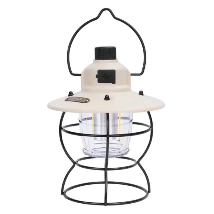 ÇOK SATAN Powermaster Pm-16042 Retro Nostaljik Şarjlı Kamp Lambası Filament + Smd Ledli