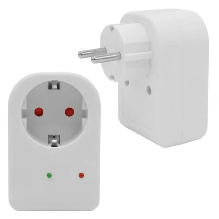 ÇOK SATAN Powermaster Pm-18521 Durum Ledli Akım Korumalı Tekli Priz 16 Amper - 3500 Watt Tekli Beyaz