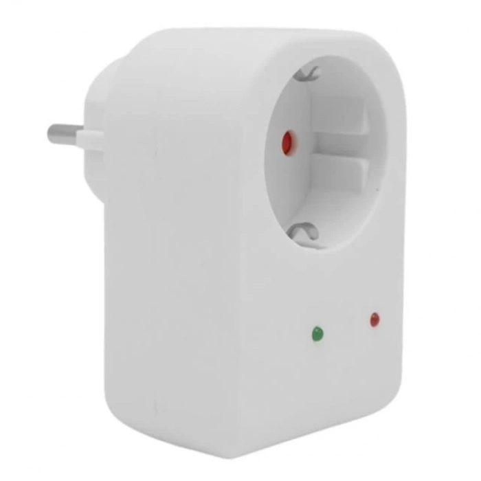 ÇOK SATAN Powermaster Pm-18521 Durum Ledli Akım Korumalı Tekli Priz 16 Amper - 3500 Watt Tekli Beyaz