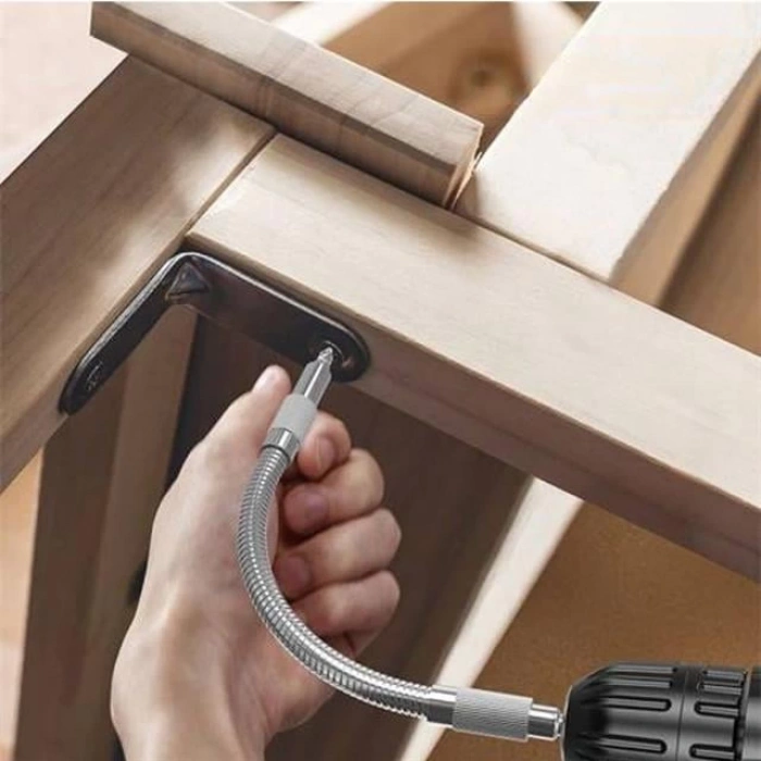 ÇOK SATAN Powermaster Pm-20507 Esnek Bükülebilir Matkap Uzatma Hortumu 1/4 Bits Ucu 400mm