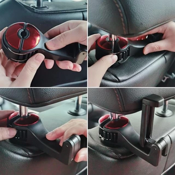 ÇOK SATAN Powermaster Pm-20941 Araç Koltuk Arkası Kanca Askılık- Telefon Tutucu (teleskopik)