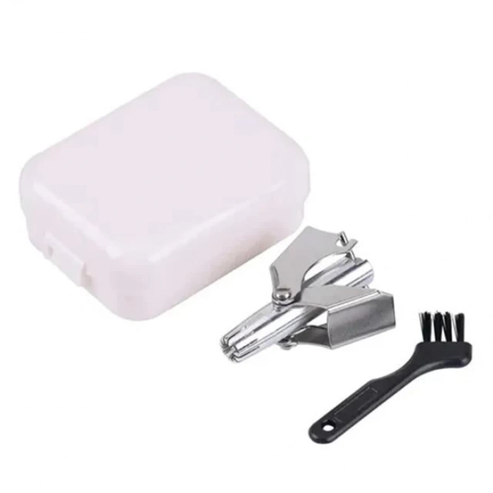 ÇOK SATAN Powermaster Pm-21009 Paslanmaz Çelik Manuel Burun Kıl Temizleme Tüy Alma Aleti