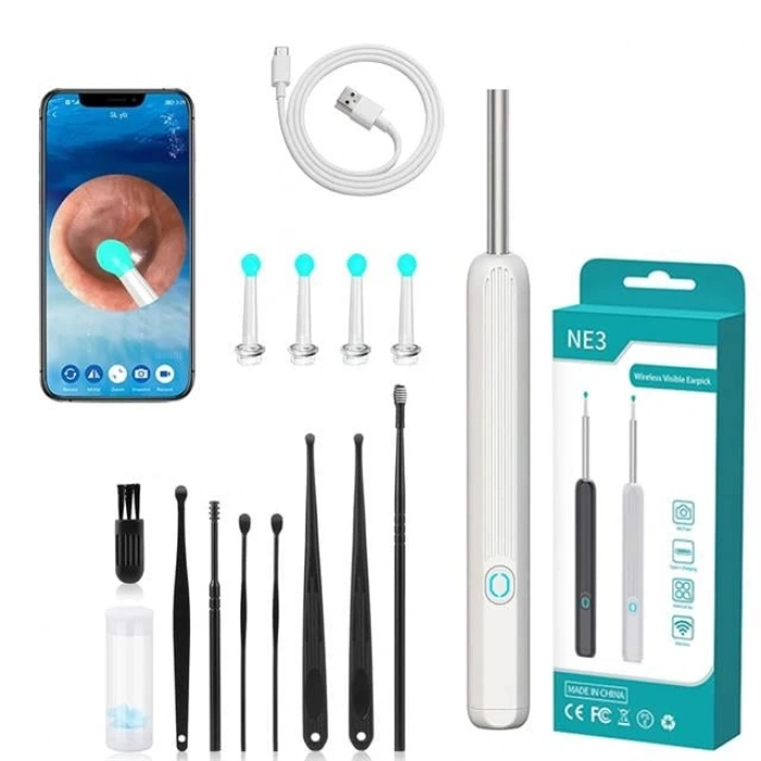 ÇOK SATAN Powermaster Pm-24064 Endoskop Kameralı Kulak Temizleme Seti