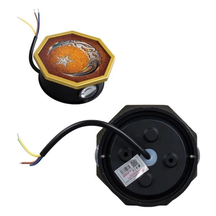 ÇOK SATAN Powermaster Pm-24445 3000k Ayyıldız Hilal Dekoratif Led Duvar Aplik