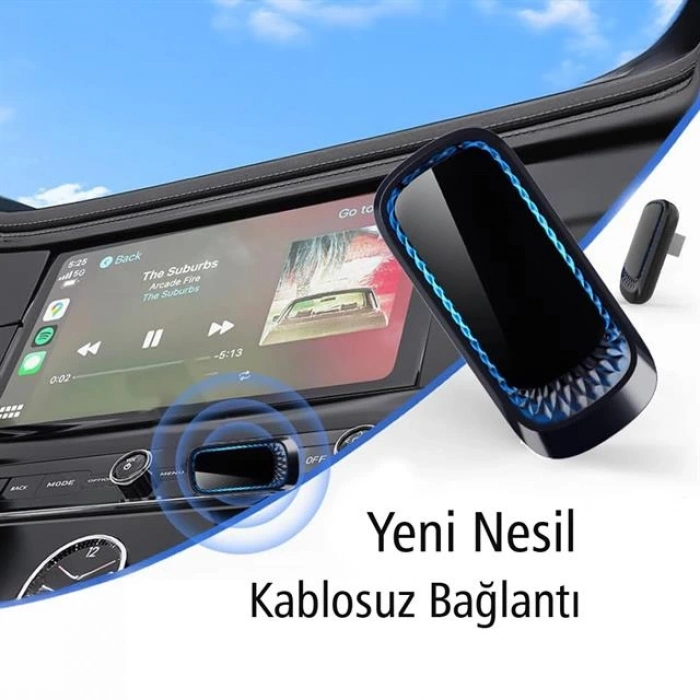 ÇOK SATAN Powermaster Pm-24508 Wireless Kablosuz Apple İphone Carplay Ekran Yansıtma (versiyon 4.0)