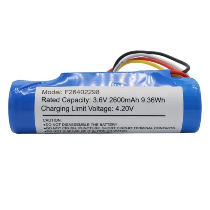 ÇOK SATAN Powermaster Pm-24803 3.6v 2600mah 4 Pin Soketli Beko Yazar Kasa Pos Cihazı Pili 18650 Lityum Batarya (vps906r)
