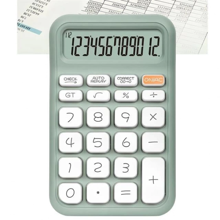 ÇOK SATAN Powermaster Pm-25410 Yeşil 12 Haneli Hesap Makinesi