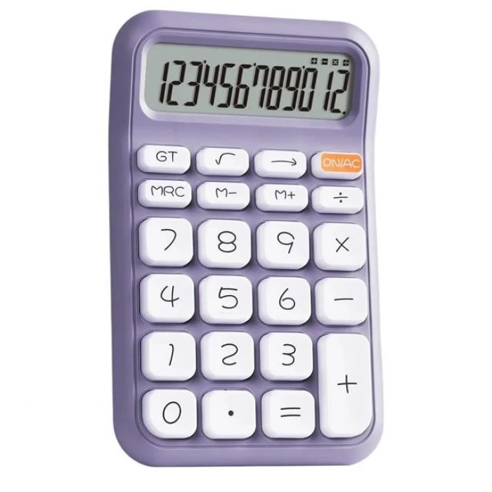 ÇOK SATAN Powermaster Pm-25411 mor 12 haneli hesap Makinesi