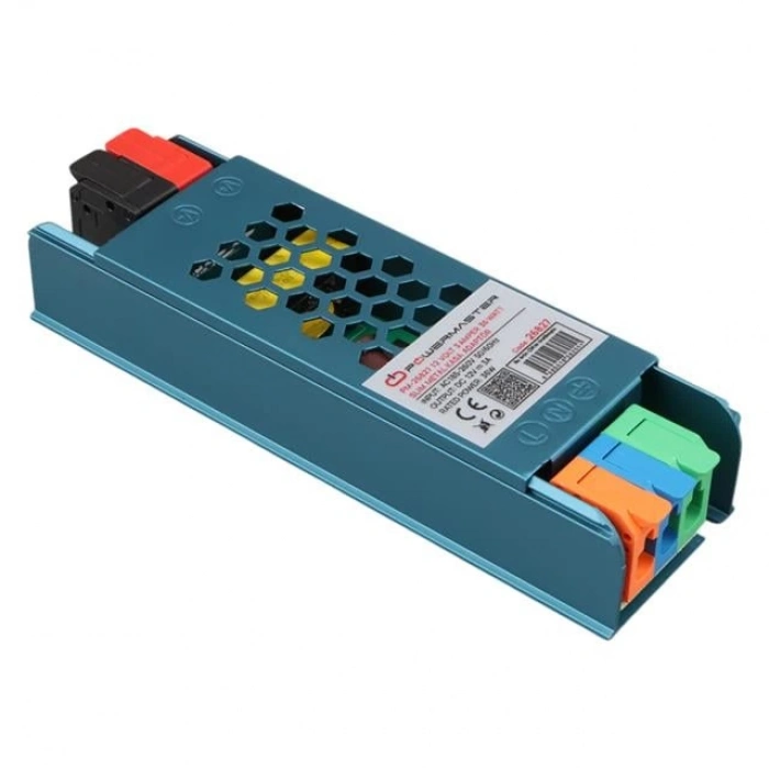 ÇOK SATAN Powermaster Pm-26827 12 Volt 3 Amper 36 Watt Slim Metal Kasa Adaptör 116x35x23mm