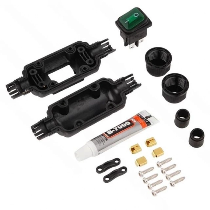 ÇOK SATAN Powermaster Pm-26936 Su Geçirmez Beyaz Kablo Switch 4 Pin