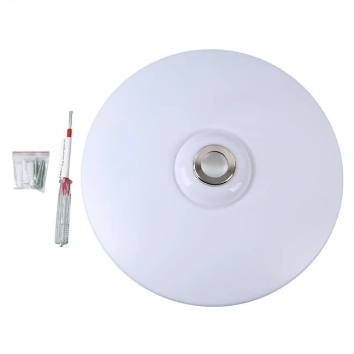 ÇOK SATAN Powermaster Pm-27331 Beyaz 34*9 Cm 24 Watt Bluetooth Hoparlörlü Tavan Aydınlatma (al-bl301) Tornavida Hediyeli