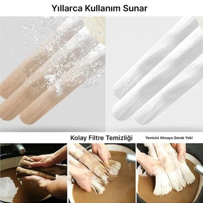 ÇOK SATAN Powermaster Pm-28654 Ana Hat Su Arıtma Sistemi 10.000 L/saat Paslanmaz Çelik Gövdeli Yıkanabilir Uf-pvdf Filtreli