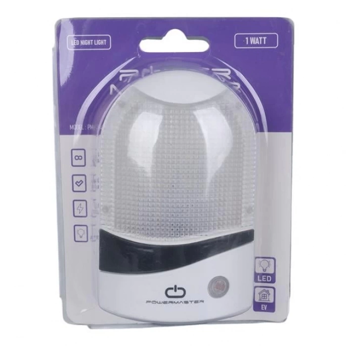 ÇOK SATAN Powermaster Pm-34096 1 Watt Ledli Fotoselli Sensörlü Gece Lambası