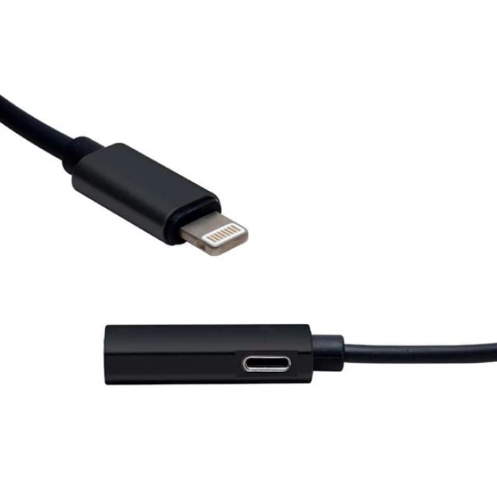 ÇOK SATAN Powermaster Pm-3770 2in1 Lightning Girişli Şarj Ve Kulaklık Çevirici Kablo
