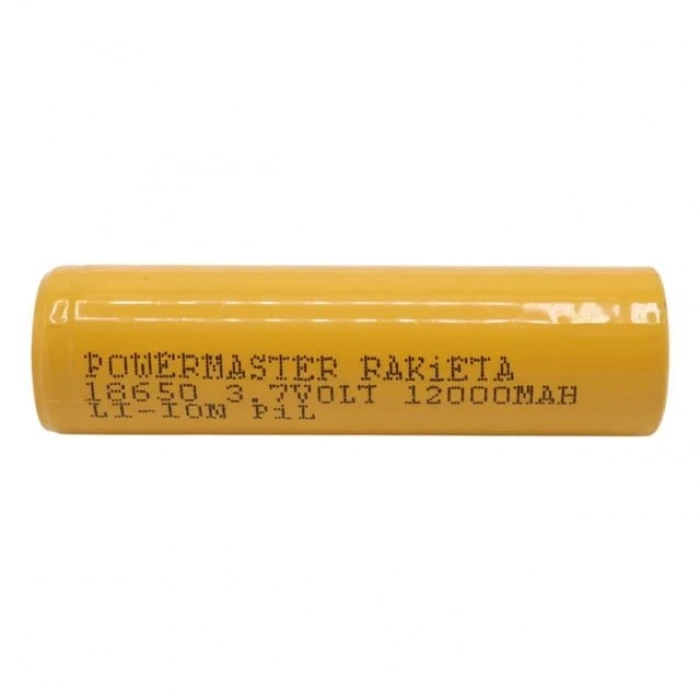 ÇOK SATAN Powermaster Pm-9599 Rakieta 3.7 Volt 1200mah 18650 Başlıklı Şarj Edilebilir Lityum Pil (tekli)