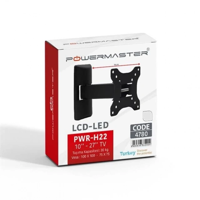 ÇOK SATAN Powermaster Pwr-h22 10-27 Tek Kollu Kilitli Hareketli Tv Duvar Askı Aparatı