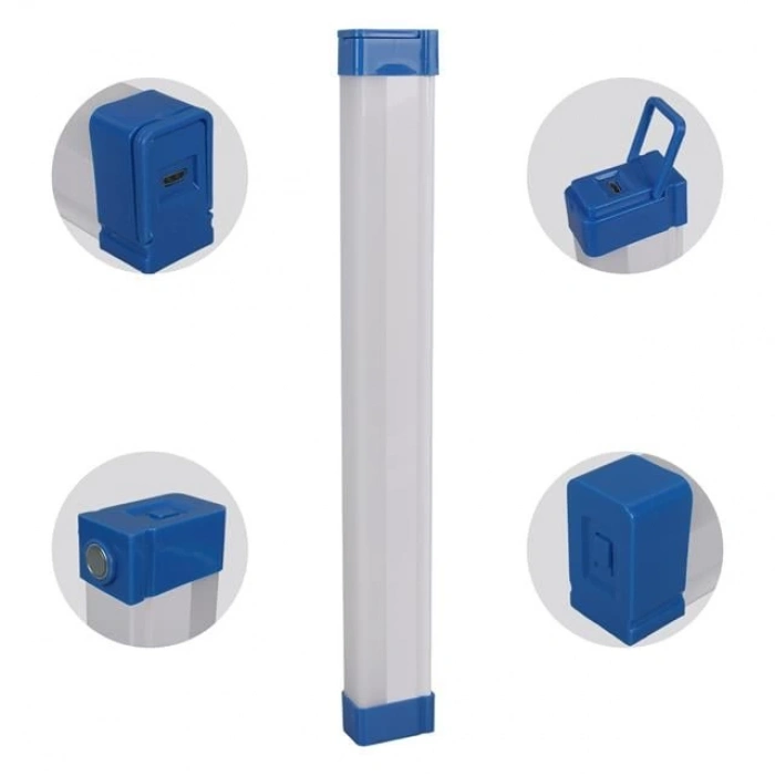 ÇOK SATAN Powermaster T530 32cm 40w Çubuk Portatif Led Işıldak Şarjlı Tüp Lamba 1200mah