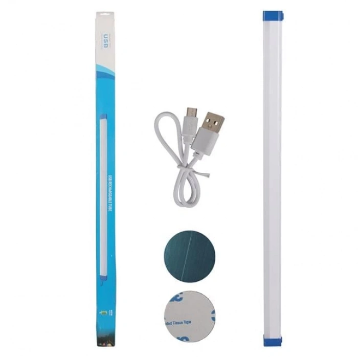 ÇOK SATAN Powermaster T570 70cm 100w Çubuk Portatif Led Işıldak Şarjlı Tüp Lamba 1800mah