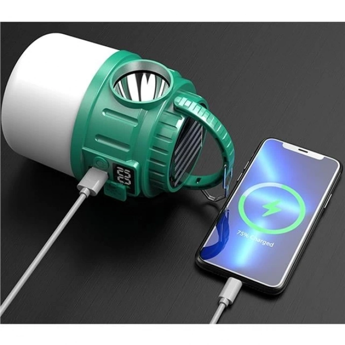 ÇOK SATAN Powermaster V65-3 24 Led 1200 Mah Solar Kamp Lambası