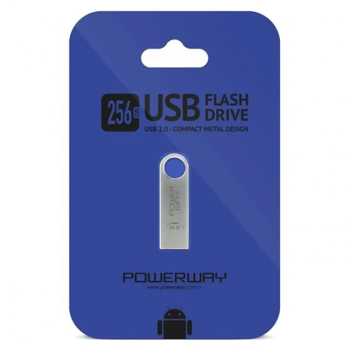 ÇOK SATAN Powerway 256gb Metal Flash Bellek 2.0 Usb Bellek