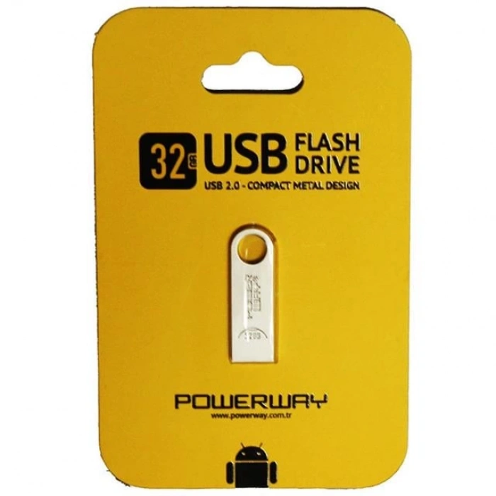 ÇOK SATAN Powerway 32 Gb Metal Tip Usb Flash Bellek